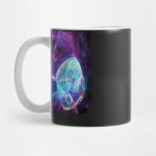 Alien Turquoise Purple Mug